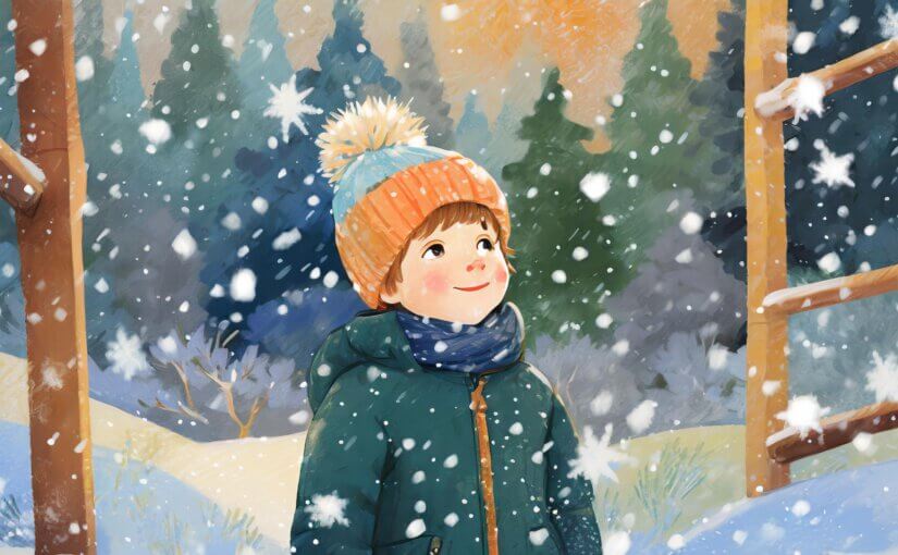 Eine Wintergeschichte „Glück“ oder „Es schneit“