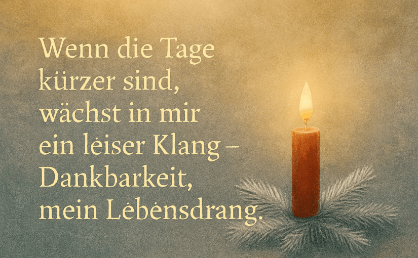 Spruch Dankbarkeit, Klingendes Adventsbuch 2025 von autoren im Team 2025