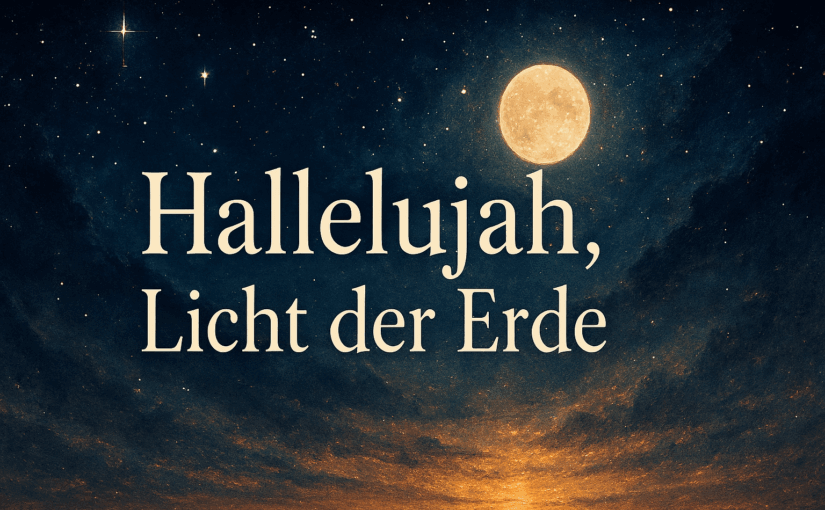 „Thumbnail Hallelujah, Licht der Erde – poetisches Weihnachtslied im klingenden Adventsbuch“