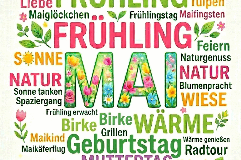 wordcloud may, bright, clear, spring